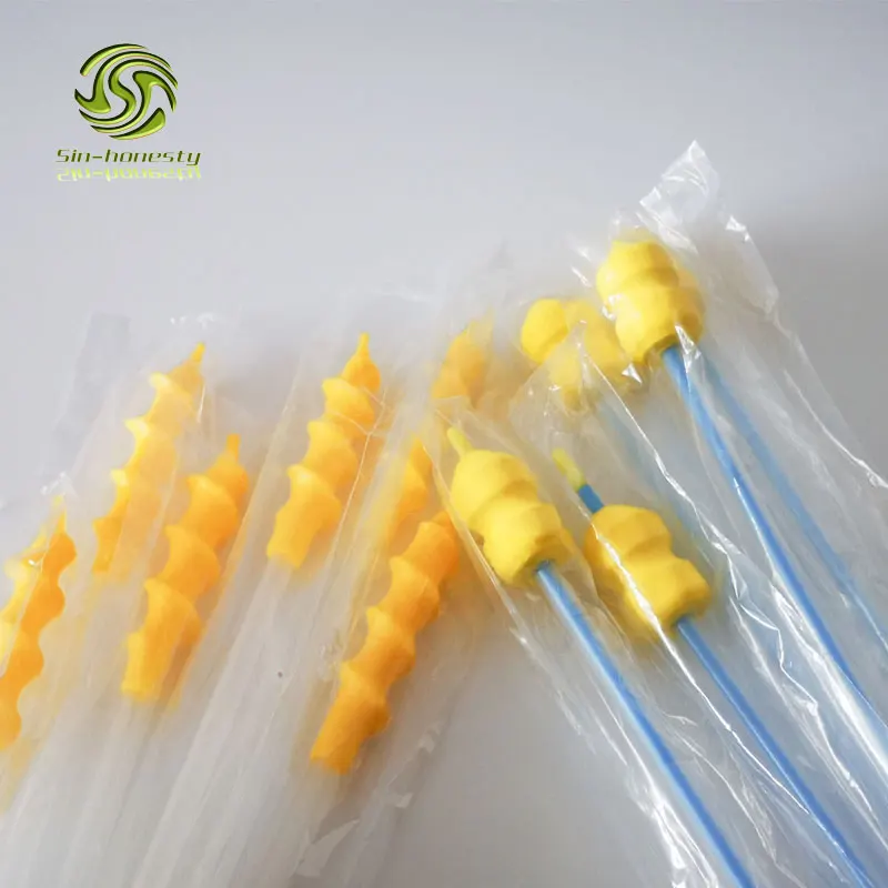 Artificial insemination semen spiral catheter for pig equipment