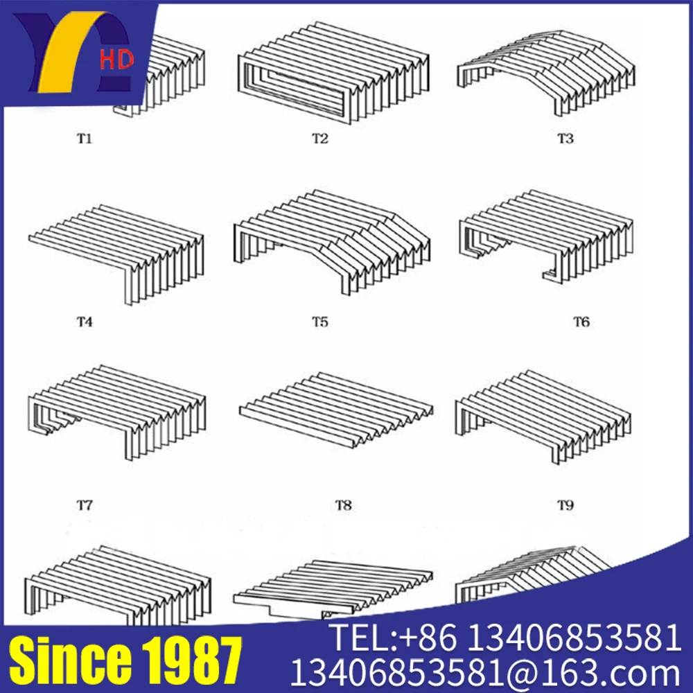 cnc accordion oilproof concertina covers