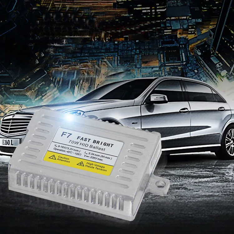 Good quality F7 xenon hid fast start ballast 70w led car lights hid ballast for xenon light bulbs
