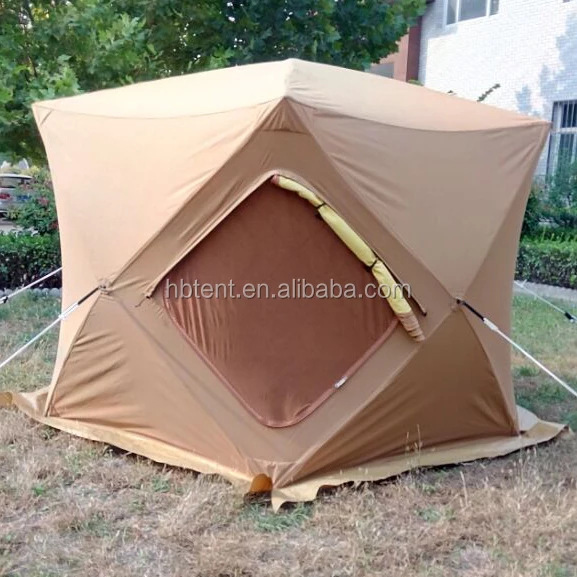 Double Layers Canvas material ice fishing tents