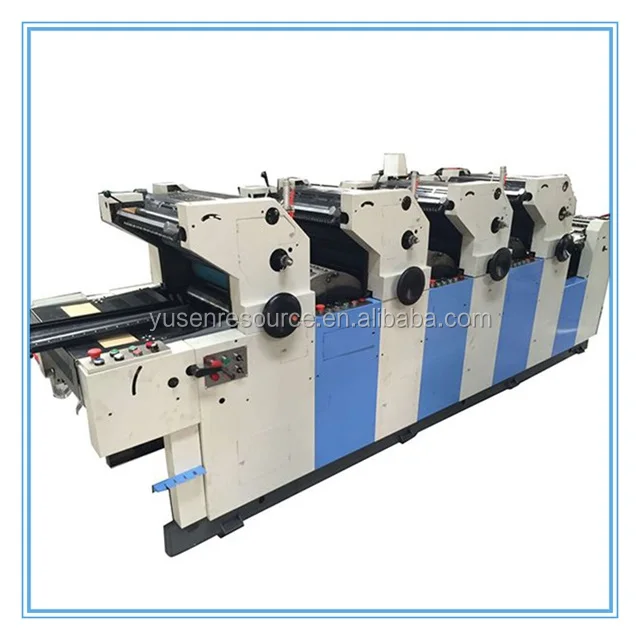Roll to Roll Four Color Offset Printing Machine