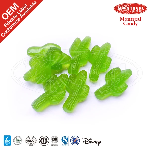 popular BRC custom cactus gummy candy for all market