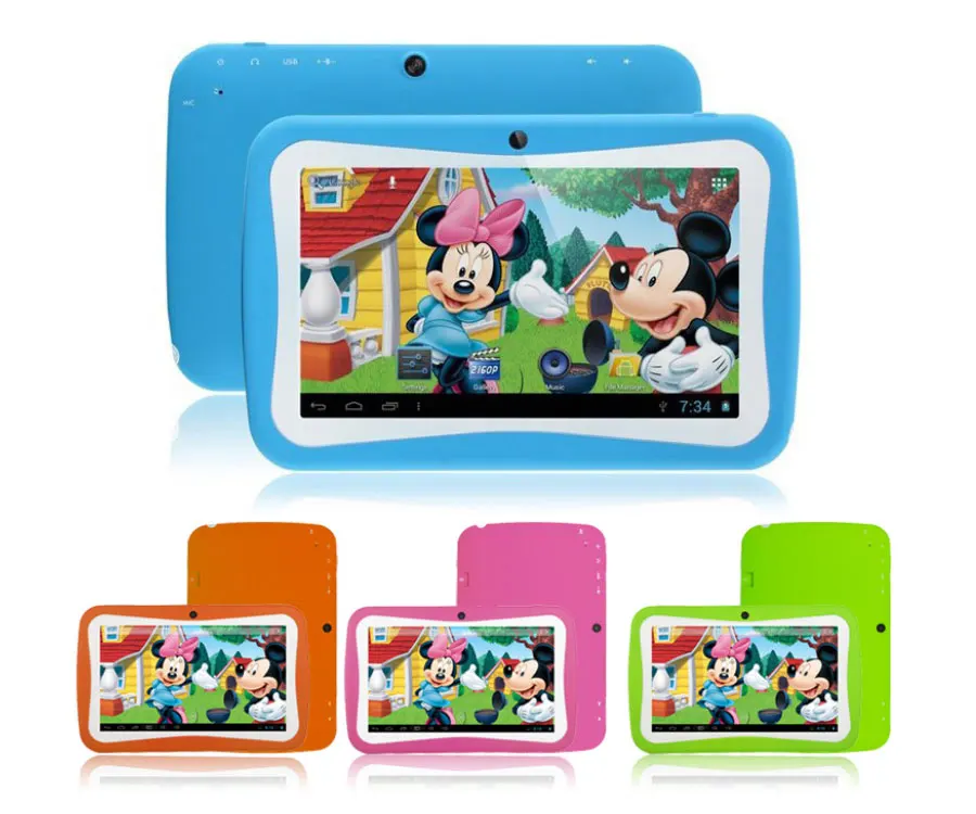 7 inch Android 5.1 Quad Core Kids Tablet PC MID 8GB Wifi Multi Color