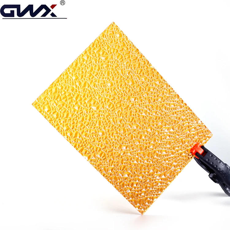 Поликарбонатные листы GWX из 100% импортной поликарбонатной смолы