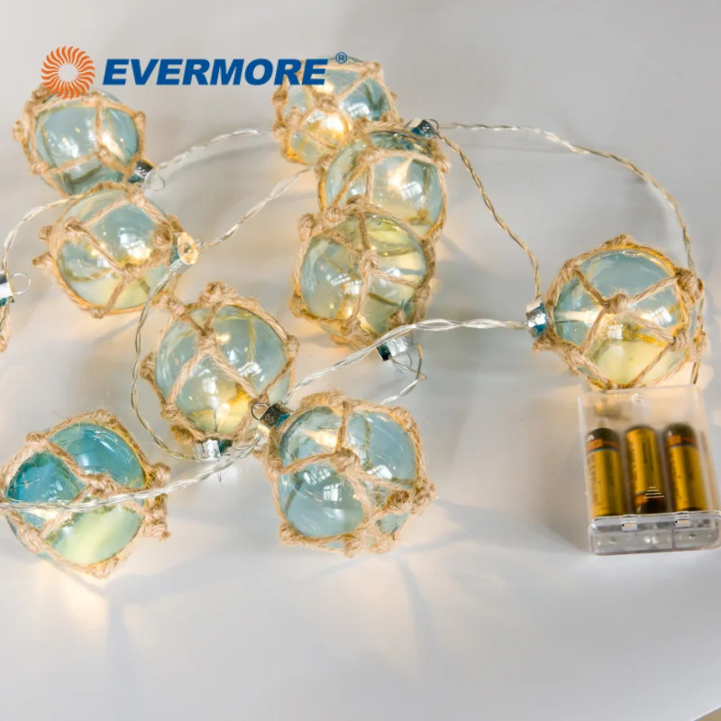 Evermore Battery Operated LED Ball String Lights