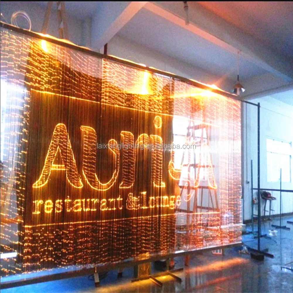 Curtain New Noncept best sale model luxury hotel curtains in 8 colors 45W LED engine