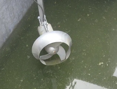 Aerator wastewater submersible mixers