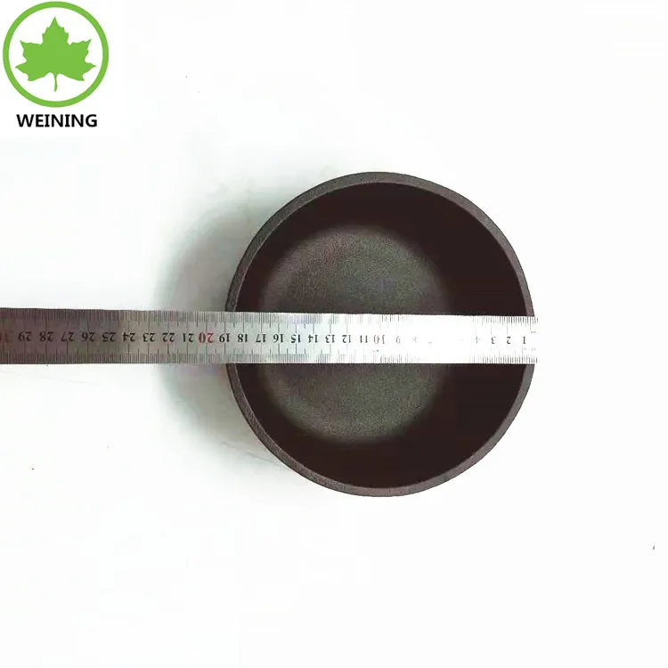 Round Cast Iron Bowl with Wooden Base