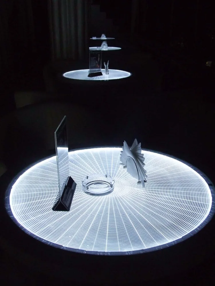 
Custom size and shape V cutting RGB White edge lit acrylic light guide plate led panel for decoration / lighting / backlight 