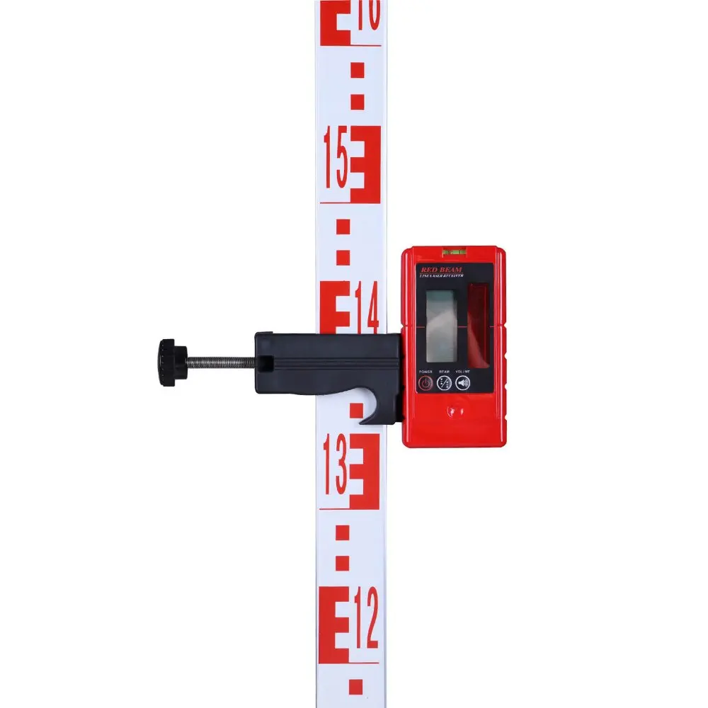 3D 2x360 Self Leveling Rotary Cross Laser Level 360 Optional for Tripod Receiver Detector Staff