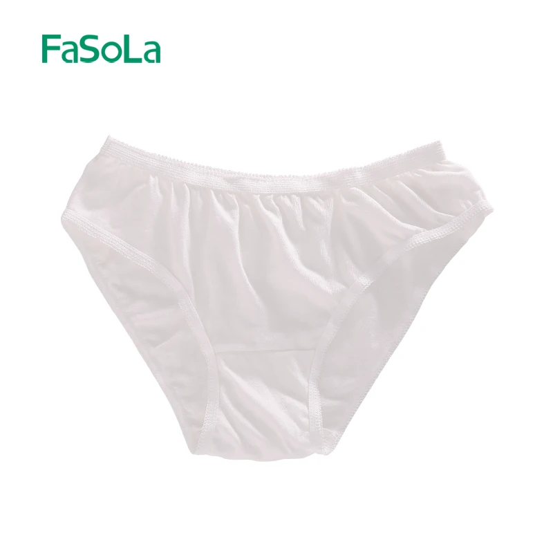 FaSoLa Disposable full-cotton panties Disposable maternity paper panties travel shorts