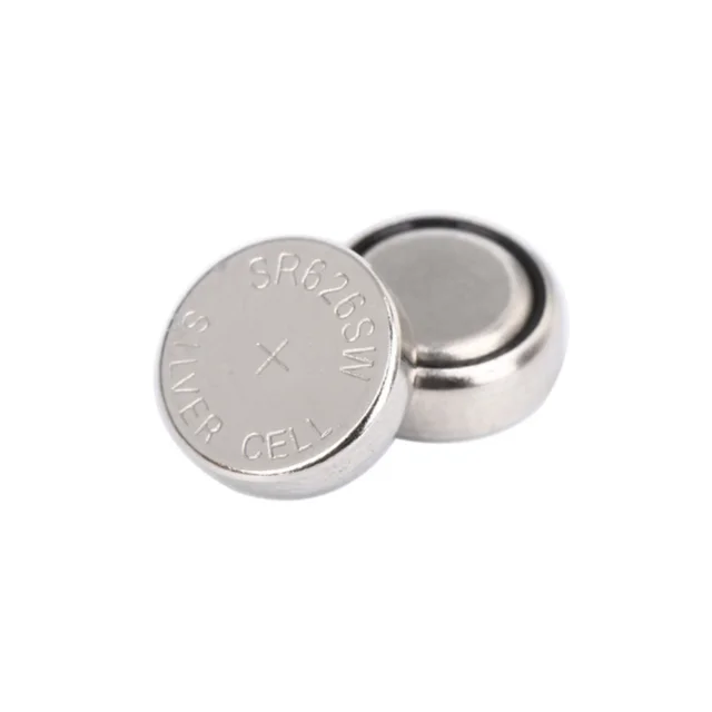 High Quality 1.55V 377 SR626SW Silver Oxide Button Cell Battery