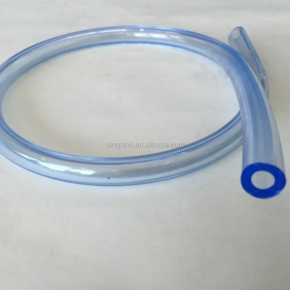 Food Grade Clear Braided Reinforced PVC Hose Tube / Food Grade Clear PVC Tubing