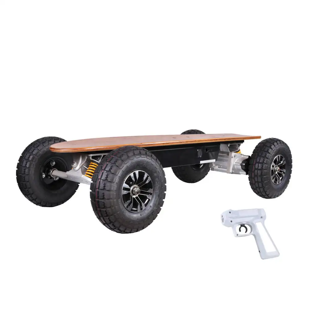 2024 2000 Watt 45Km Belt Drive Electric Skateboard With Led Lights