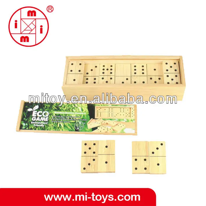 Wholesale Factory Price Custom Bamboo Games Domino