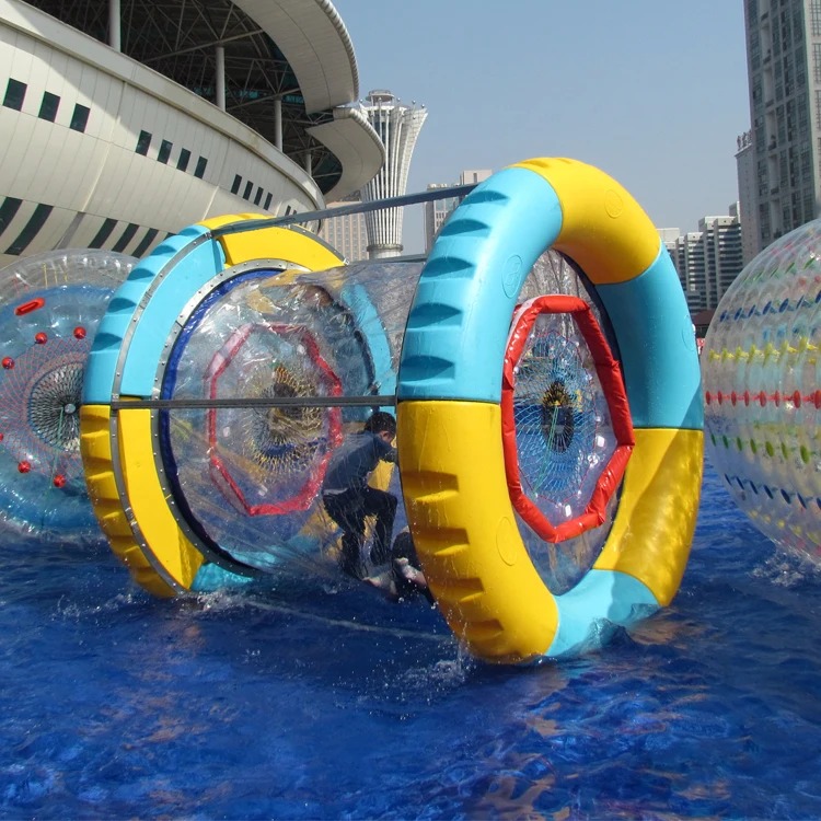 HDPE Human Inflatable Walking Floating Water Wheel/Water roller For Sale