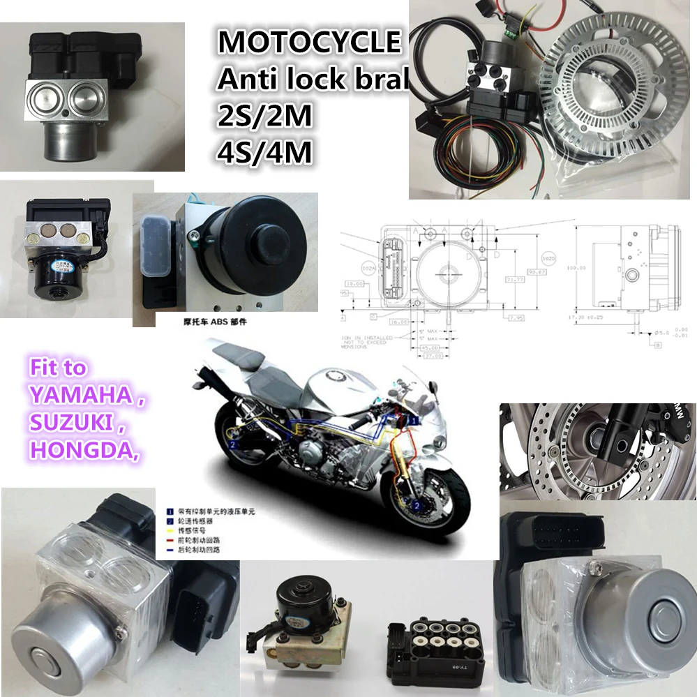 motorcycle anti lock braking system
