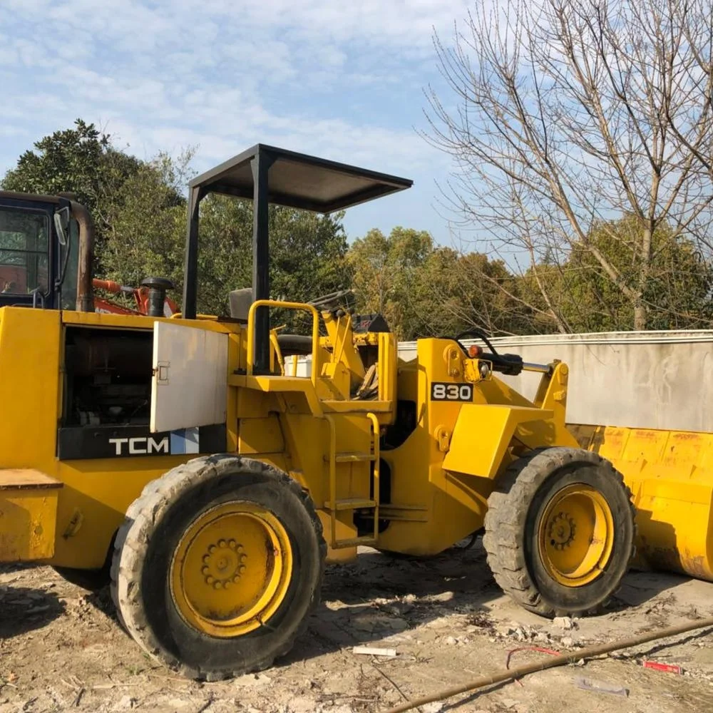 Used tcm loader 830 agricultural tractors wheel loader for sale in shanghai China