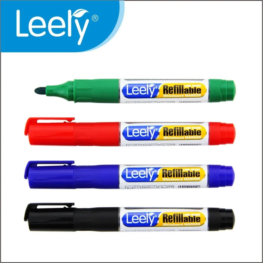 refillable white board marker without valve system L-202