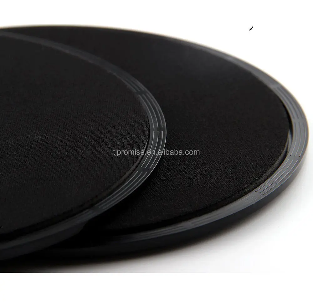 Core Slider Gliding Discs and 5 Resistance Loop Bands Set With Ball Bearing Jump Rope