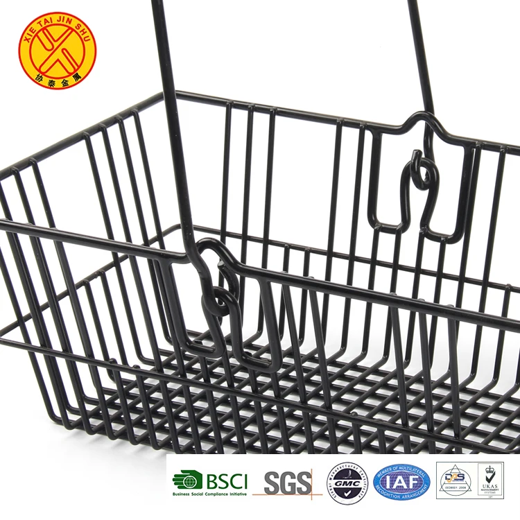 Made in China unique hand held shopping baskets for supermarket