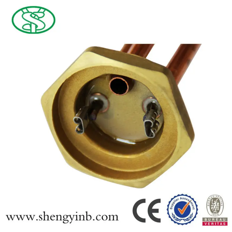 electric tubular immersion heating element for solar water heater