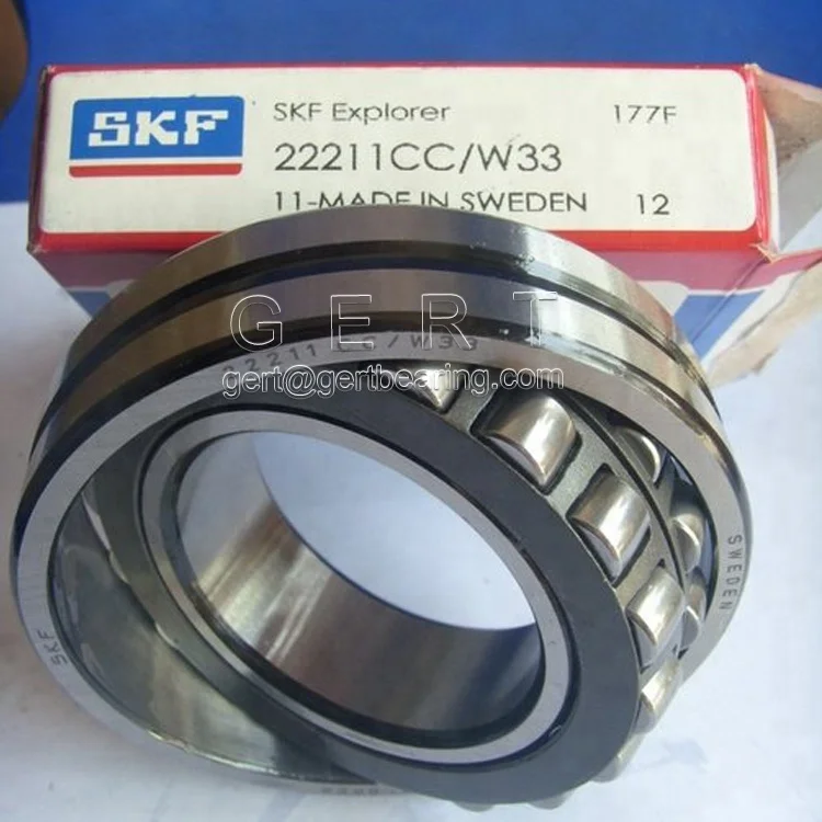  Двухрядный роликовый подшипник SKF 22211 CC
