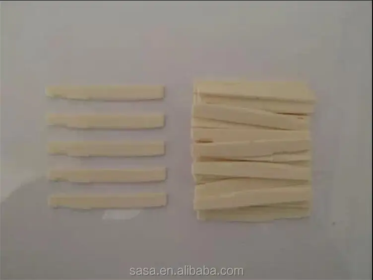 2 Sets Black and White Plastic Bridge Pins & Saddle & Nut Replacement Parts for Acoustic Guitar