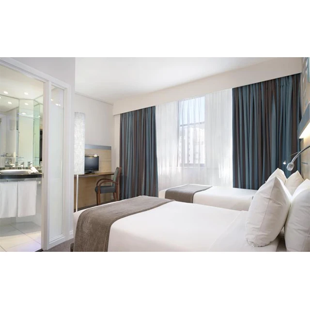 HO-944 Antique Solid Oak Bedroom Furniture For Luxury Hotel