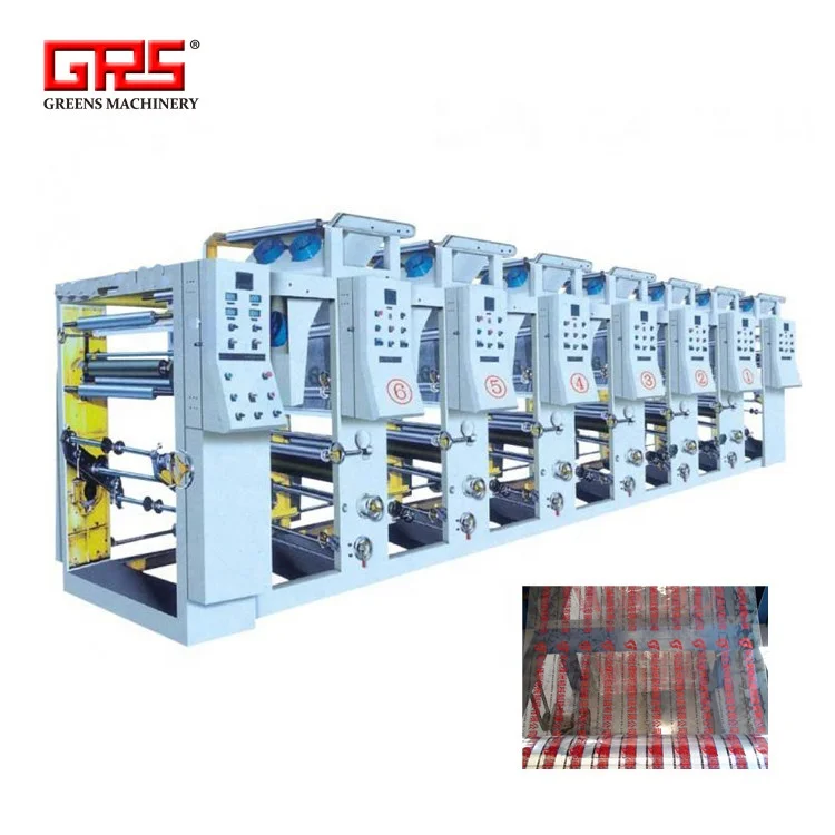 BOPP film printing machine / gravure printing machine for BOPP packing tape