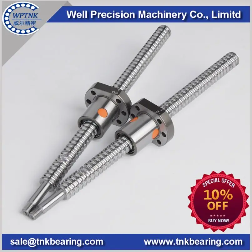 Дешевый шариковый винт SFU1204 1604 1605 1610 2004 2005 2010 2505 2510 3205 3210 4005 4010 4020 5010 8010