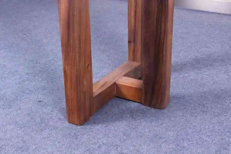 Restaurant wood table leg solid walnut furniture leg