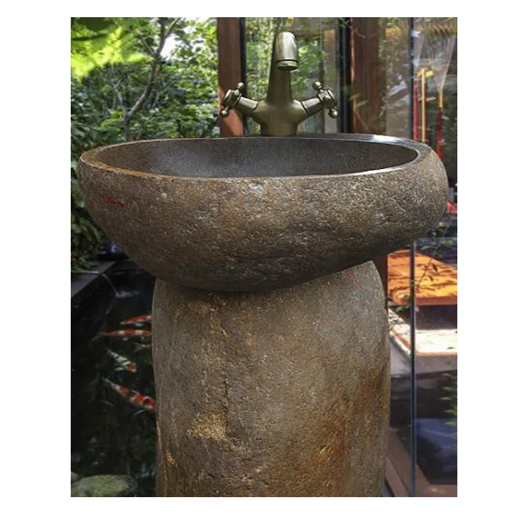 malaysia cheap round circular outdoor pedestal wash basin