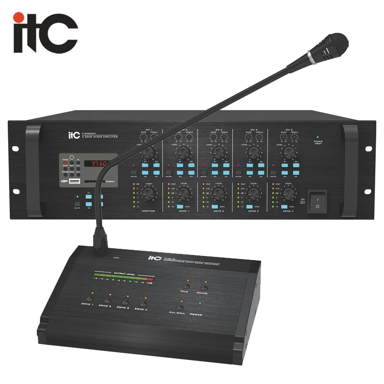 ITC T-4060MP Series 4 Channel 4*4 Audio Matrix Various Occasion Used PA System for Sale