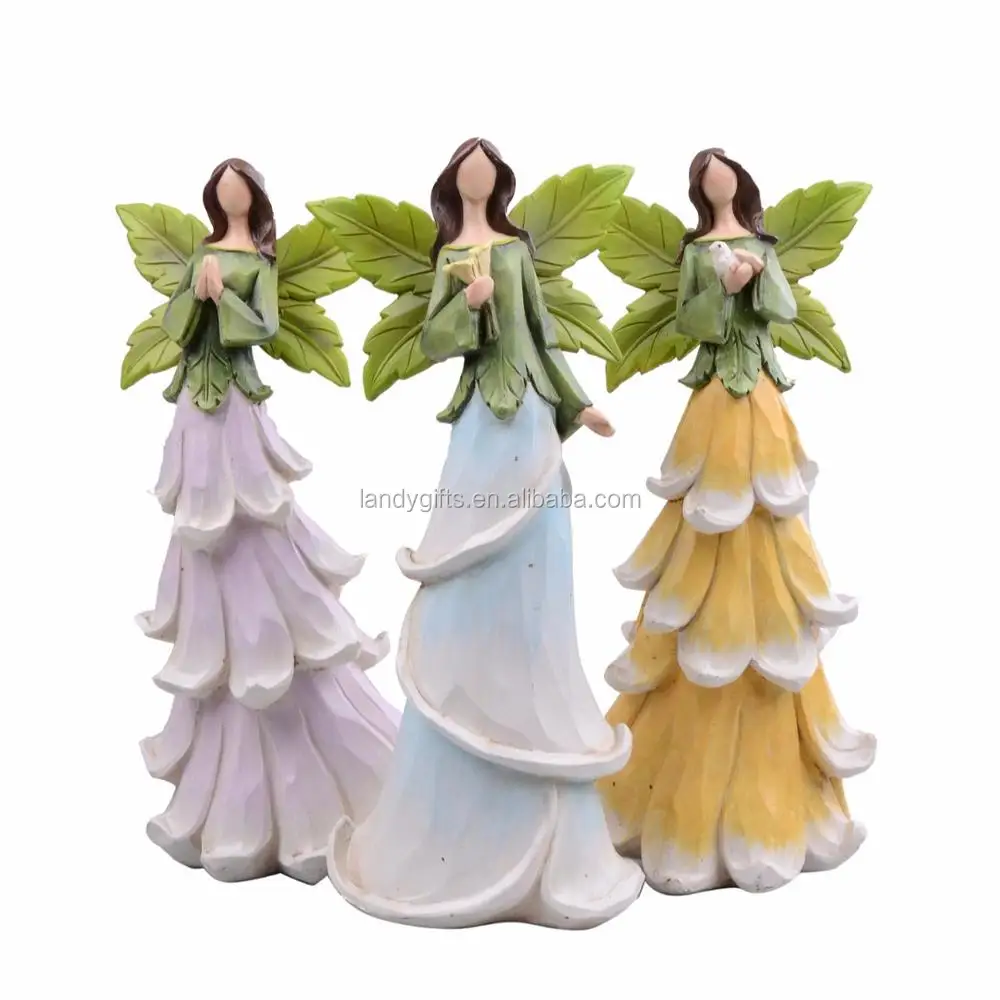 Chinese supplier resin praying angel statue