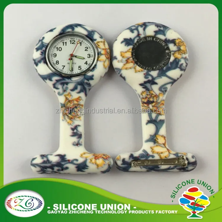Good Product Colorful Silicone Nurse Watch Custom
