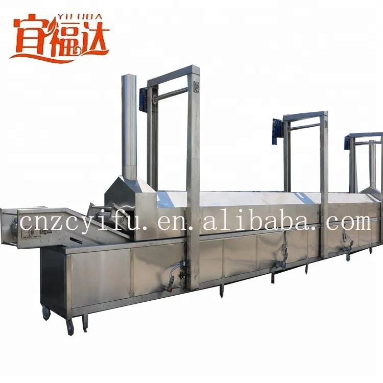 
Automatic bean curd Fried assembly line Tofu high speed fried production line 