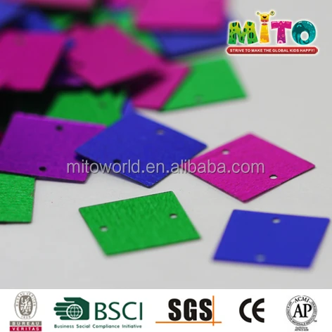 Hotsale cheap decorative square loose sequin
