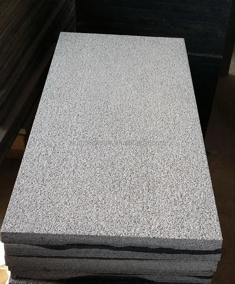 
G654 black sesame granite indoor paving stone tile 