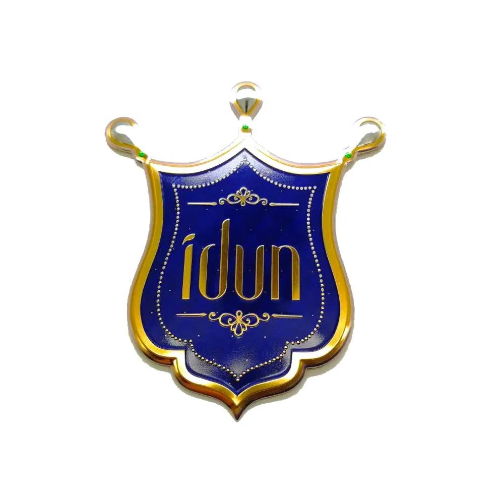 
Embossed anodizing aluminum office door nameplate sticker 