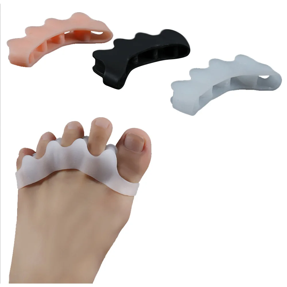
China valgus pro medicus 2pcs silicone toe spreader bunion corrector separators 