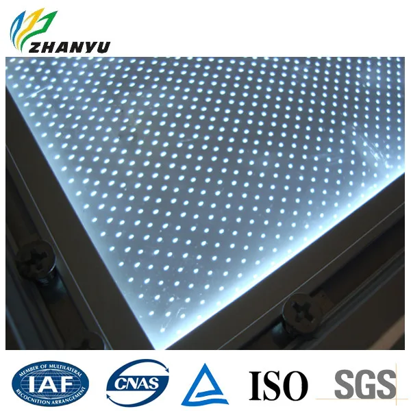 100%  Virgin Acrylic Sheet Optical Grade Guide Panel for LGP Light