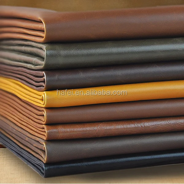 Suede Leather Upholstery Fabric For Sofa ,Bag Pu Leather Material Price Per Meter