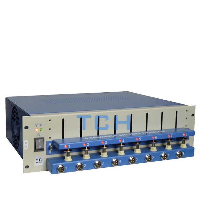 8-канальный анализатор батареи (0 005-1 мА до 5V) с программным