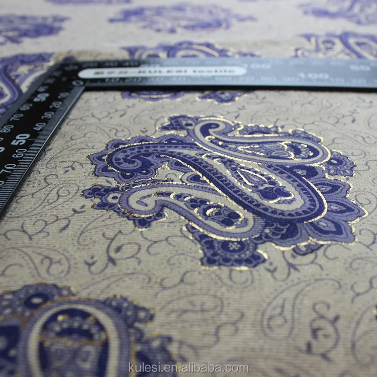 
China suppliers hotsale Korean velvet printing gilding knitted fabric 