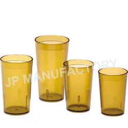Wholesale cheap durable frosted stackable  8oz Polycarbonate water Tumblers Plastic cup