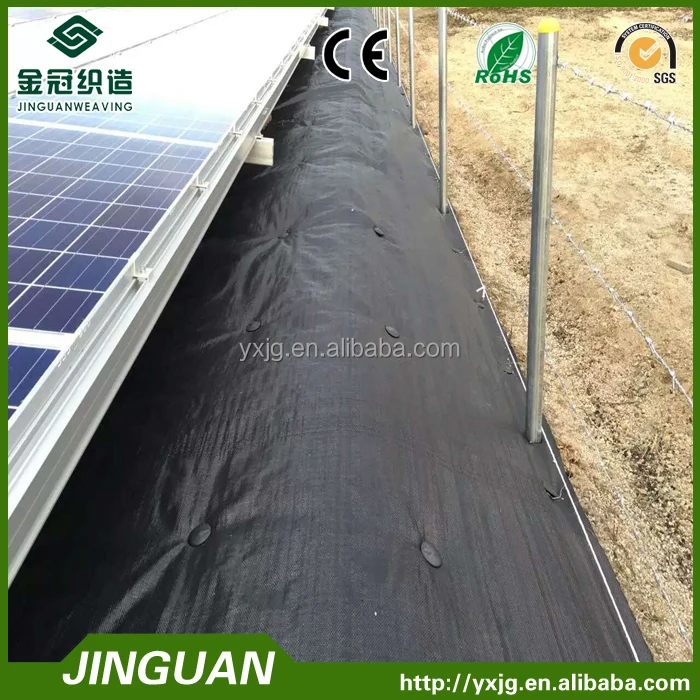 Factory sale high quality pp weed  mat for solar energy