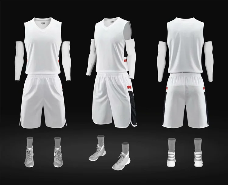 
2019 Latest Design Sublimated Printing Wholesale Basketball Jersey Customized Youth Reversible Basketball Uniforms 