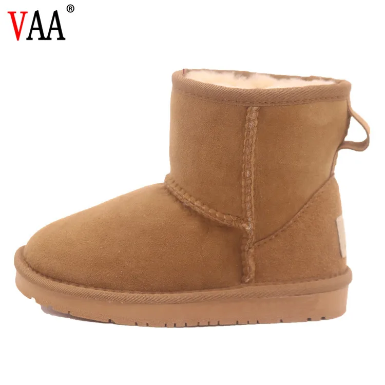 
CF-092 Cute And Fashion Design Hot Sale Double Face Sheepskin Pink Girls Winter Boots 