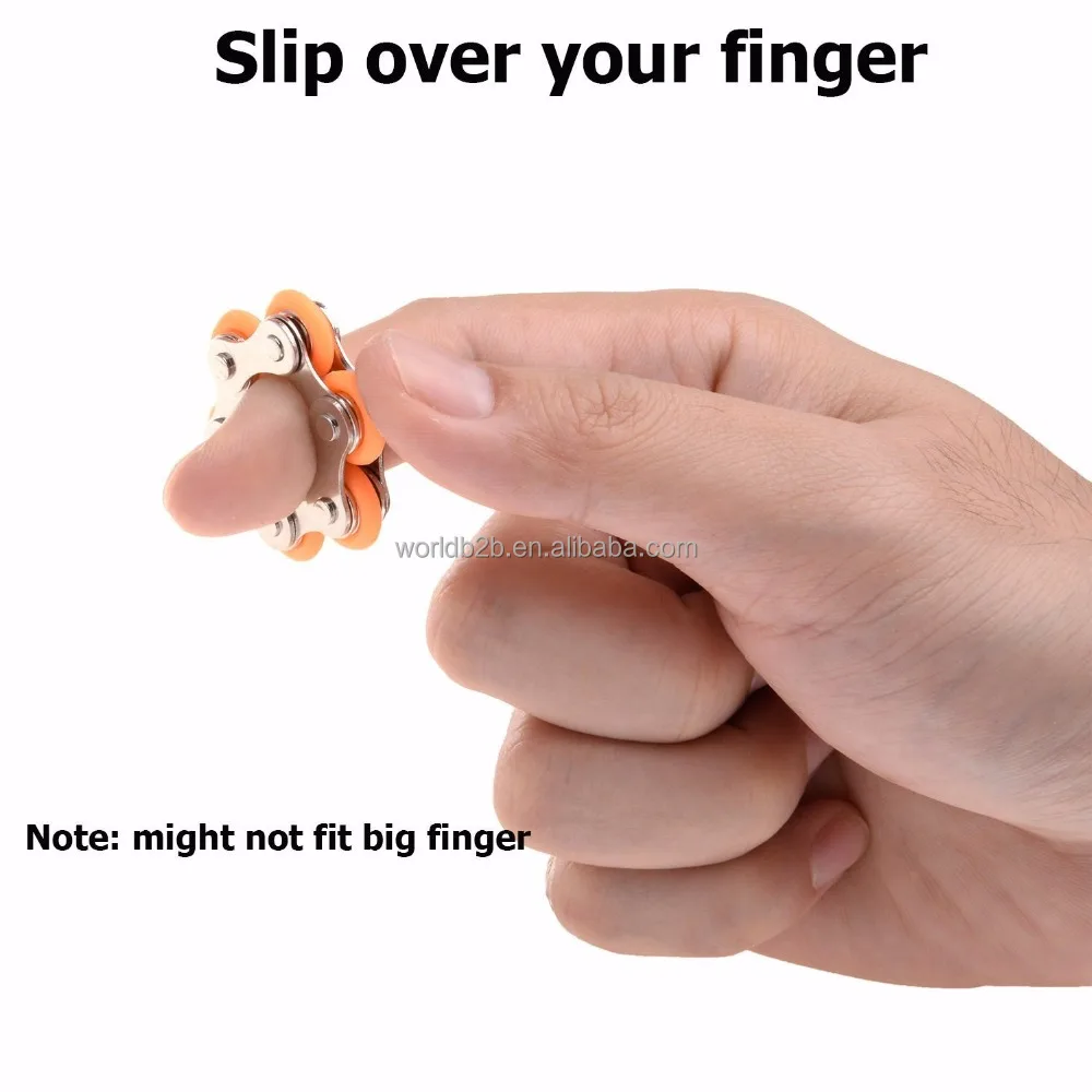 Roller Chain Fidget Toy Stress Reducer for ADHD ADD Autism Anxiety Boredom Adults and Kids